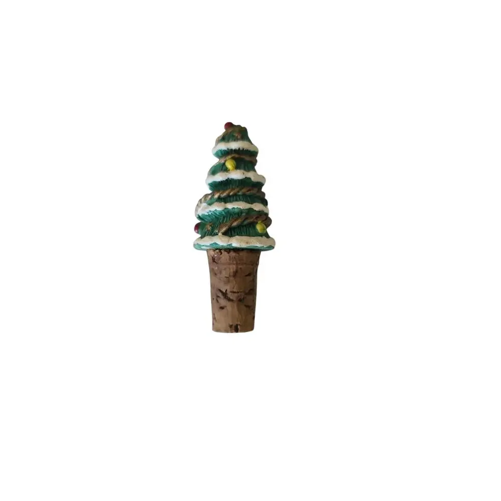 Christmas Tree Wine Stoppers See Desc Unique Vintage